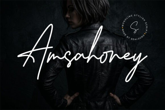 Amsahoney: The Modern Signature Script for Authentic Design