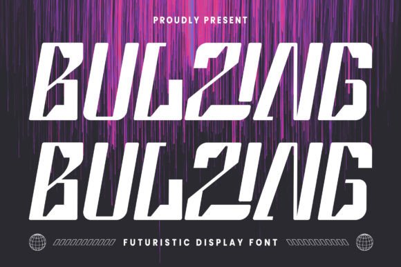 Bulzing: The Futuristic Display Font for Bold Visuals
