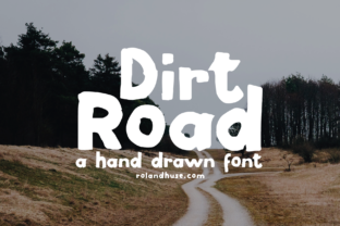 Dirt Road: A Hand-Drawn Font for Authentic, Rustic Projects