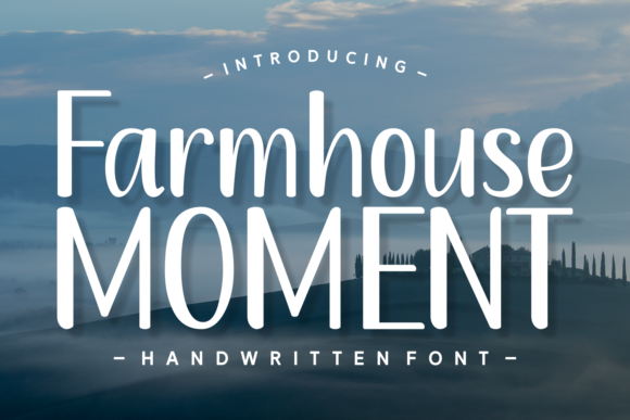 Farmhouse Moment: A Handwritten Font for Authentic Design