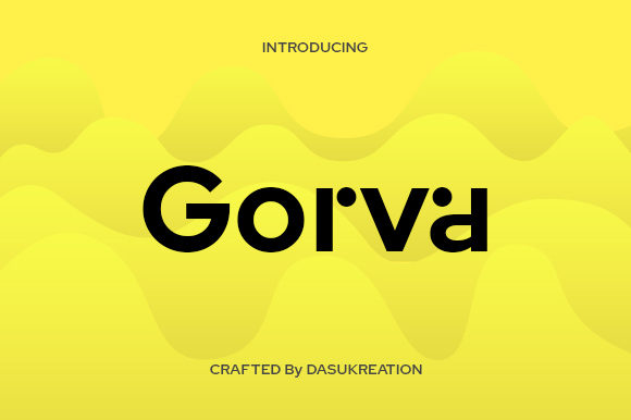 Gorva: Modern Geometry for Bold Visuals