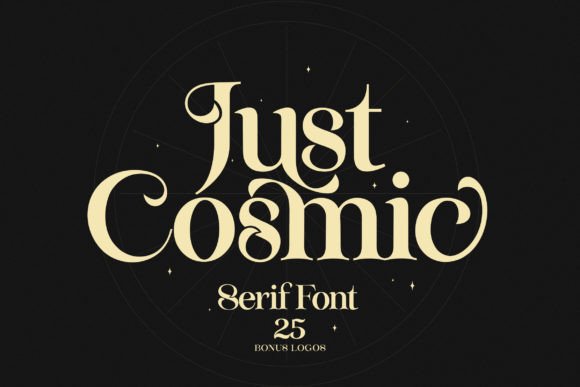 Just Cosmic: A Modern Vintage Serif with Character