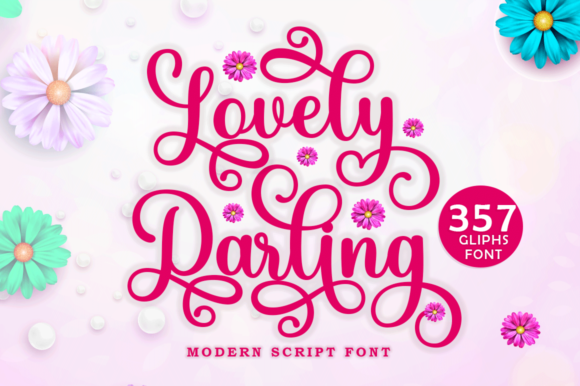 Lovely Darling: The Script Font That Balances Elegance and Approachability
