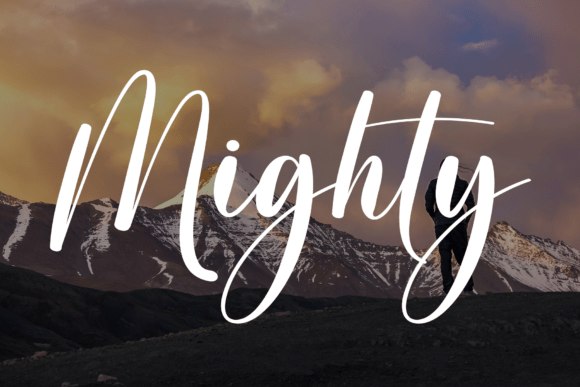 Mighty Font: Elevate Your Projects with Elegant Script
