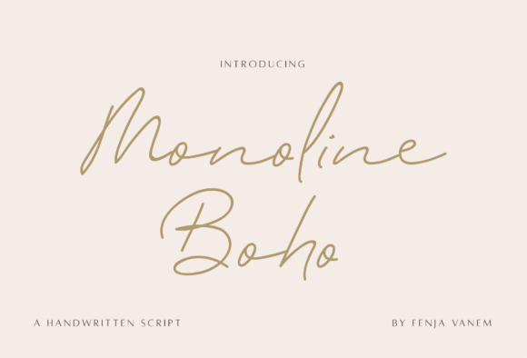 Monoline Boho: Where Clean Lines Meet Artistic Soul