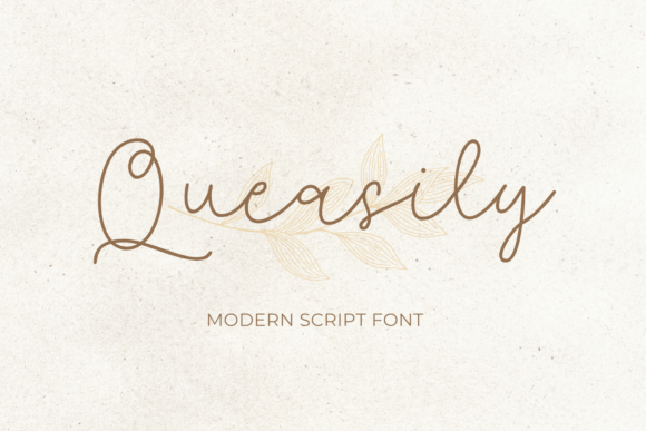 Queasily: The Single Line Font for Modern Branding