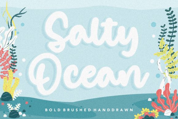 Salty Ocean: The Handwritten Font That Feels Effortlessly Authentic