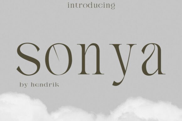 Sonya: The Serif Font Blending Timeless Elegance with Modern Flair