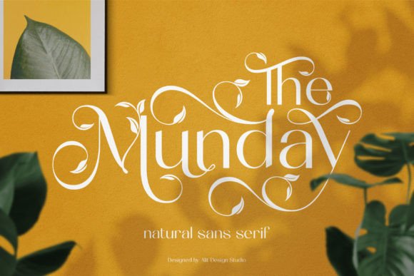 The Munday: Where Nature Meets Modern Typography