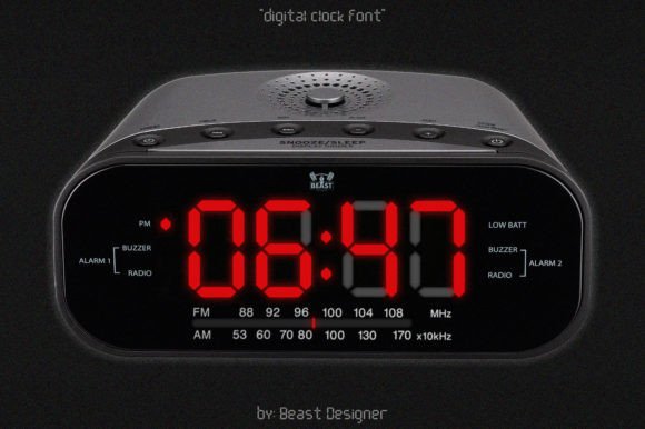 Timeless Clarity: The Digital Clock Font Advantage